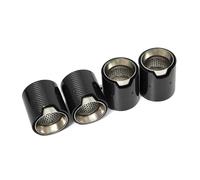 Car Muffler Tip For BMW M2 M3 M4 Exhaust Tip F80 F82 F83 F87 Tuning MP Carbon Fiber Tailpipe Stainless Steel Muffler 4 Pieces Tail Pipe(Carbon Fiber D)