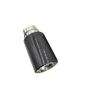 Car Muffler Tip For BMW Series F30 F22 F32 F33 F36 F10 F12 M2 M3 M4 1piece Carbon Fiber Rear Tail Exhaust Pipe Muffler Tip Tail Pipe(ID 60mm-OD 93mm)