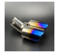 Car Muffler Tip For Toyota For C-HR For Matrix For Mirai For FUN For WAY For AURIS For JPN Car Exhaust Tube Tail Pipe(A type Bent Blue)