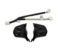 Car Multi-Function Steering Wheel Control Switch Car Steering Wheel Control Button Switch Audio Channel and Bluetooth Control ButtonFit for KIA K2 Fit for Rio 2012-2014(Piano Black)