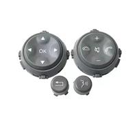 Car Multi-function Steering Wheel Control Switch Push Button Keys For Benz W221 W216 S CL Class S300 S350 S400 S600 Steering Wheel Acc Cruise Switch Button(Gray)