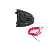 Car Multi-Function Steering Wheel Control SwitchFit for KIA K2 Rio IKSLAIN August X-LINE Luxe RED LINE Car Steering Wheel Button Cruise Control Switch Audio Bluetooth Media Buttons(K2 D)