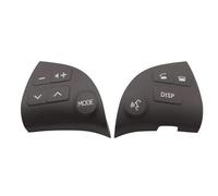 Car Multi-function Steering Wheel Switch 2pcs 240 Multifunctional Bluetooth Speaker Button Switch For Lexus ES240 ES350 2006-2012 Steering Wheel 84250-33190(Low Gray 1pair)