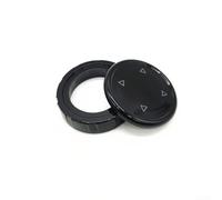 Car Multimedia Button Knob Cover / For BMW / 1 2 3 5 Series / X1 F25 | PC+ABS Material, Illuminated Design, Elevated Grip, Secure Double-buckle Fit, White Finish