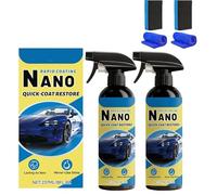 Car Nano Coating Spray - Quick Restore & Mirror Shine, 2026 New Quick Effect Coating Agent for Car, Car Coating Spray for Shine & Protection, Ceramic Coating for Cars (2Pcs)