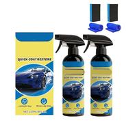 Car Nano Coating Spray - Quick Restore & Mirror Shine, Quick Effect Coating Agent for Car, CarCoatingSpray for Shine & Protection, CeramicCoating forCars,Instant Sh-ine & Scratch Repair (2PC)