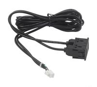Car Navigation 6 Pin to USB Audio Input Panel for Connecting USB Devices to Aftermarket Head Units and DVD Systems