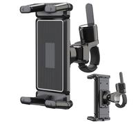 Car Navigation Bracket - Truck Phone Holder, Excavator Mount | 360 Degree Rotation Portrait Landscape View Mode, Automobile Cradle All Mobile Device Compatibility for Safe Driving