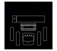Car Navigation Film For Hyundai For Santa Fe 2024 TPU Screen Protective Film Car Interior Center Console Anti-scratch Repair Sticker Accessories GPS Screen Protector Foils(Left steering wheel)