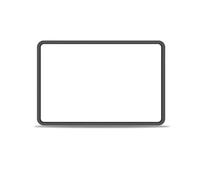 Car Navigation Film For Tesla For Model 3 Y Silicone Protective Frame Edge Cover Central Control Display Navigation Screen Protector Car Accessories GPS Screen Protector Foils(Black)