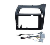 Car navigation frame Fit For Honda Civic 8 FK FN 2005-2011 Panel Harness Wire Decoder Car Android Radio Stereo Navigation Screen Frame Fascia(Frame Cable-2)