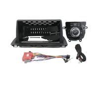 Car navigation panel frame Fit For Mazda 3 2014-2019 9inch Car Radio Stereo Harness Screens Accessories Navigation Dashboard Cable Frame Canbus(14-17Mazda 3 Low-end)