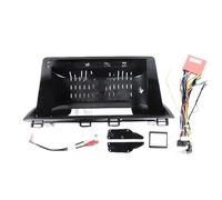 Car navigation panel frame Fit For Mazda 3 2014-2019 9inch Car Radio Stereo Harness Screens Accessories Navigation Dashboard Cable Frame Canbus(14-17Mazda3 high-end)