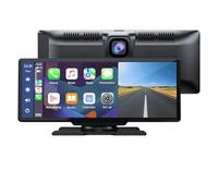 Car navigation system 10.26" Wireless for Apple Carplay Touchscreen 2.5K +1080P for Dash Cam, Portable Car Stereo GPS Navigation, Audio