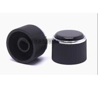 Car Navigation Volume Knob, Black, Long-Lasting Plastic Plated Audio Stereo Tuner Control Switch for Car DVD CD Player Amplifier, 0.75 x 0.55 in, 19 x 14 mm
