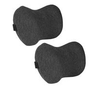 Car Neck Pillow, 2pcs Memory Foam Ergonomic Neck Pillow and Seat Headrest for Driving Fatigue Relief, Comfort and Support Your Neck