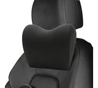 Car Neck Pillow,Car Neck Support,Car Headrest,Car Head Support,Car Seat in Memory Foam, Breathable, Removable and Washable Cover, Black (C)