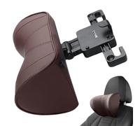 Car Neck Pillow for Driving - 3D Adjustable Headrest Pillow, Breathable Soft Support | Neck Cushion with Hook for Travel, Business Trip, Commuting, Car Seat, Long Drive, Rest, Comfort