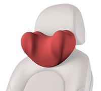 Car Neck Pillow Heart Shaped Breathable Comfortable Ergonomic Support | Travel Car Headrest Pillow Cushion for Vehicle SUV Truck Van Home Office Sedan