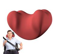 Car Neck Pillow Heart Shaped Breathable Comfortable Ergonomic Support | Travel Car Headrest Pillow Cushion for Vehicle SUV Truck Van Home Office Sedan