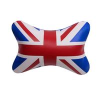 Car Neck Pillow - Travel Headrest Comfort, Union Jack Design Head Support | UK Flag Neck Pillows, Cozy Cervical Support Cushion, PP Cotton British Flag Travel Pillow for 2022 Queen's 70th Jubilee