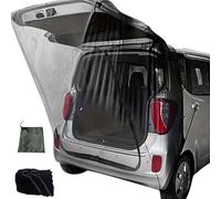 Car Net - Camping Car Trunk Cooler Net | SUV Trunk Magnetic Tailgate Mesh Screen with Two-Way Zipper, Screens for Camping Hiking