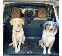 Car Net for Dogs, 120 x 70 cm Car Protective Net Barrier Separation Net, Universal Car Net, Pet Barrier, Adjustable Oxford Back Seat Barrier, Separation Net Prevents Climbing on the Front Seats