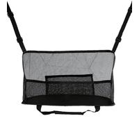 Car Net Pocket Handbag Holder, Between Seat Storage , Stretchable Mesh Barrier with Top Opening, Interactive Secure Purse Stand for Travel, Pets, and Daily Vehicle Use 16.02 x 9.45 x 5.79