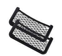Car Nets 2Pcs Car Organizer Storage Bag Auto Paste Net Pocket Phone Holder Car Accessories 20 * 8CM 8 * 15CM Universal Car Mesh Cargo Net(15X8)