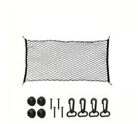 Car Nets Car Cargo Net Stretchable,Car Gadgets, Adjustable Elastic Trunk Storage Net With Hook For Mercedes For Benz CLA-Class 2013-2025 Car Mesh Cargo Net(Single layer)