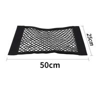 Car Nets Car Trunk Mesh Organizer Storage Net Seat Back Bag Universal SUV Boot String Pockets Auto Magic Tape Fire Extinguisher Network Storage Nets(50X25cm)