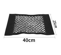 Car Nets Car Trunk Mesh Organizer Storage Net Seat Back Bag Universal SUV Boot String Pockets Auto Magic Tape Fire Extinguisher Network Storage Nets(40X25cm)