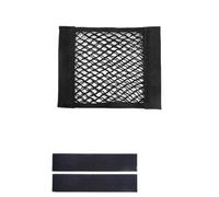 Car Nets Car Trunk Storage Mesh Pocket Hook Loop Net Bag Organizer Tail Seat Back Pocket Universal Auto Magic Tape Interior Accessories Car Cargo Net(30cm)