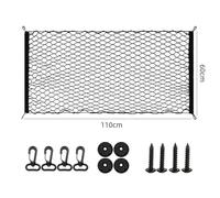 Car Nets For Kia For Soul EV 2014~2023 2022 2021 2020 2017 2016 2015 Accessorie Car Floor Boot Trunk Net Elastic Storage Organizer 70X70 Cargo Net