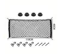Car Nets For Nissan For Ariya Trunk Storage Net Pocket Cargo Organizer Fixed Net Elasticity Includes Mounting Hook Cargo Net(Double layer)