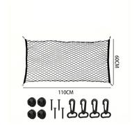 Car Nets For Nissan For Ariya Trunk Storage Net Pocket Cargo Organizer Fixed Net Elasticity Includes Mounting Hook Storage Nets(Single layer)