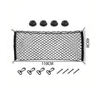 Car Nets Suitable For Tesla For Model Y 2020-2025 Cargo Net Trunk Organizer, Elastic Mesh Storage Net Car Accessories Storage Belt Hook Storage Nets(Double layer)
