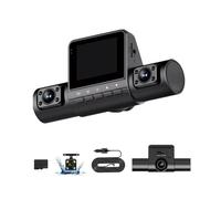 Car Night Vision Tachograph Front/Rear/Left/Right 64GB Card Four-Channel Dash Cam Simultaneously Recording Screen