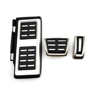 Car No Drilling Foot Pedal Pad Cover Compatible For SEAT Leon Cupra Leon KL1 KL8 Mk4 2020 2021 2022 AT MT Brake Clutch Pedal Non Slip Pads(3 pcs A)