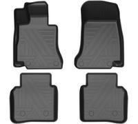 Car Non-Slip Rubber Floor Mats for Mercedes-Be-nz E-Class Sedan/Wagon 2016-2020 5-Seat (RHD), Custom Made TPE Front and Rear Floor Mats 3D Waterproof Heavy Duty Carpet Mat Set Accessories