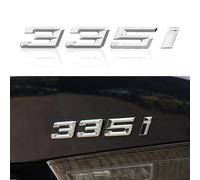 Car Number Number Letters Word Boot Emblems ABS Badge Sticker Letter Trunk Lid Compatible with BMW 3 Series 325i 328i 335d 335i Decoration Accessories (White, 335i)
