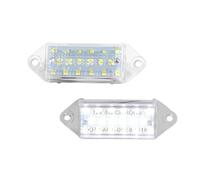 Car Number Plate Lights For Mitsubishi For Lancer 2003-2017 2x LED License Number Plate Light Tail Tag Lamps 8341A099 MB596500 Car License Plate Lights Lamp