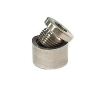 car O2 Sensor M18 X 1.5 Thread O2 Sensor Adapter Mounting Bungs And Plugs Notched Style Exhaust Weld In Bung