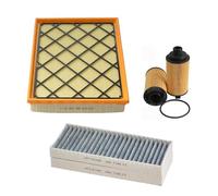 Car Oil Cabin Air Filter 3Pcs/Set Compatible For Roewe RX8 2.0T(30T) 2017-3104344 10105963 EB3G9601AA 10262014