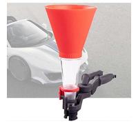Car Oil Funnel, Adjustable Universal Engine Oil Funnel, All-in-One Fueling Adapter (Funnel with Clamp Base)