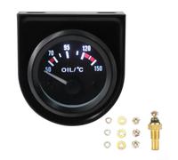 Car Oil Temperature Gauge 52mm Pointer Display 50-150°C with NPT 1/8 Sensor for 12V Vehicles Dashboard Monitor