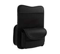 Car Organizer Between Front Seats - PU Leather Box, Front Seat Storage Planner with Multiple Compartments, Vehicle Accessories for Snack Key Cup Purse SUV Backseat Travel Necessity