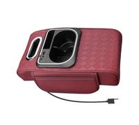 Car Organizer Center Console - Advanced 12V LED Illuminated Storage Box System Armrest, Front Seat Cup, Tissue Holder, Cushion Compartment | Car Interior Accessory Road Trips Daily