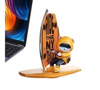 Car Ornament - Funny Surfing Bear Interior Accessories | Animal Auto Center Console Decorations for Console Desk Driver Women Men Birthday Truck Vehicle Sedan SUV Scooter