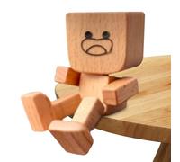 Car Ornament - Shaking Feet Wooden Doll,Interior Cute Auto Accessory Enhances Vehicle Style During School Work Daily Commute Truck